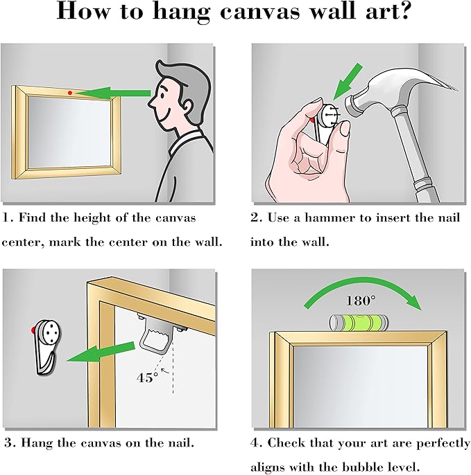 LoveHouse Abstract Canvas Wall Art Grey Gold Painting Pictures Prints Yellow and Grey Artwork Artwork Posters