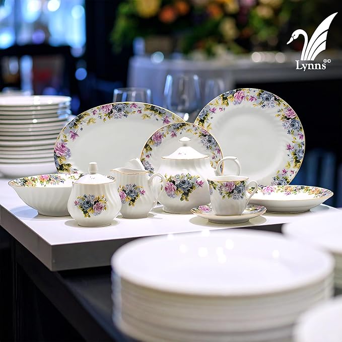 Lynns Paradise Millicent 9-Inch Big Bowl, Set of 3, Purple; Heavy Duty; Chip Resistant; Lead and Cadmium Free; Freezer to Oven Safe up to 500°F