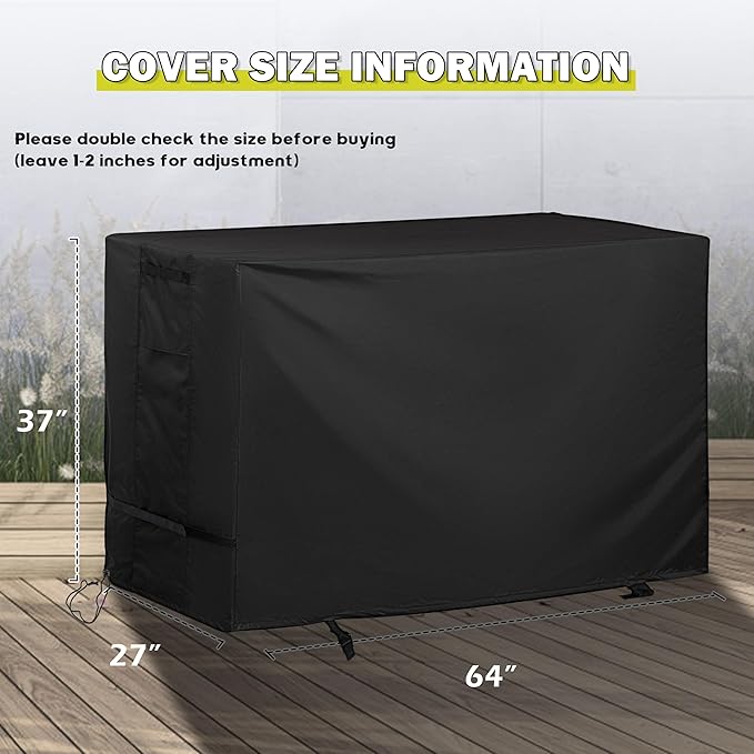 Griddle Cover for Royal Gourmet GB8001B 8-Burner Gas Grill, Flat Top Grill Cover for Royal Gourmet GB8003 8-Burner Outddor Griddle-Waterproof