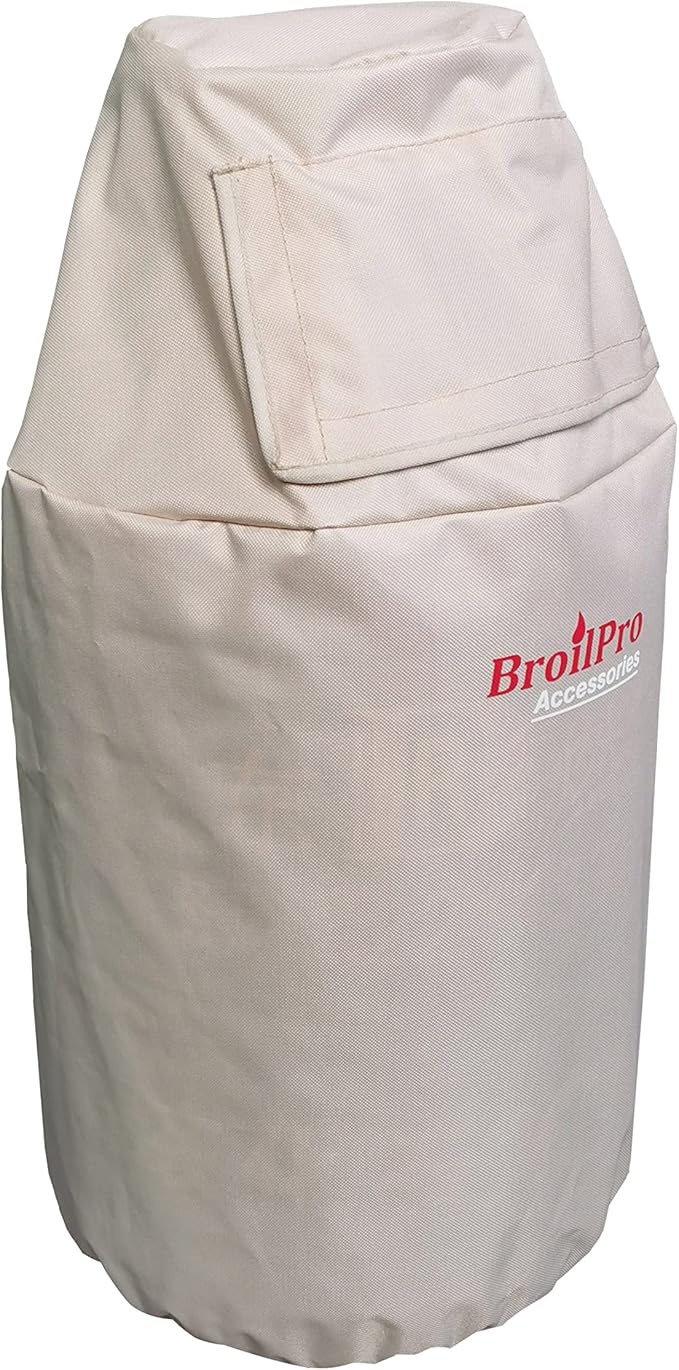 Propane Tank Cover Fits 30-Pound Steel Propane Cylinder Cover for RV Trailer, Beige