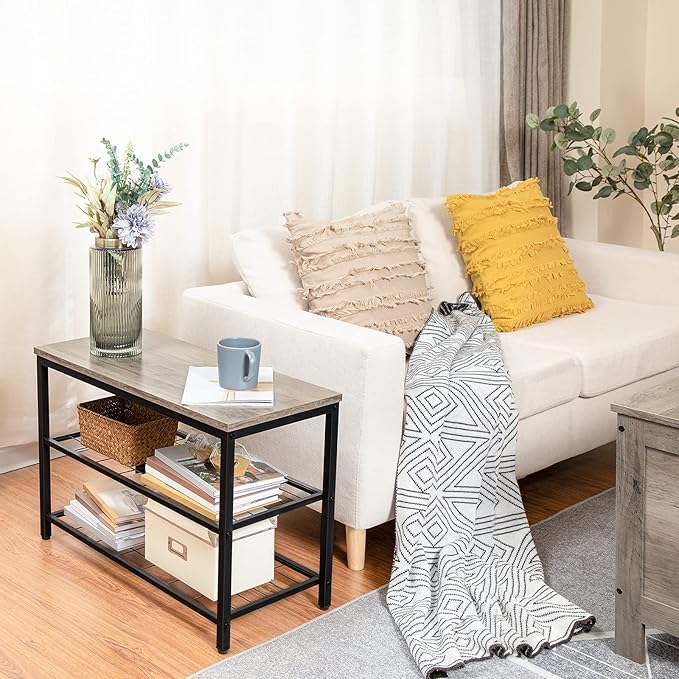 HOOBRO Hall Tree with Bench, Coat Rack Shoe Bench Set, Entryway Shoe Rack with Coat Hooks, Hall Tree Coat Rack, 27.6" L x 11.8" W x 18.1" H, Mud Room, for Foyer, Front Door, Greige BG07MT01