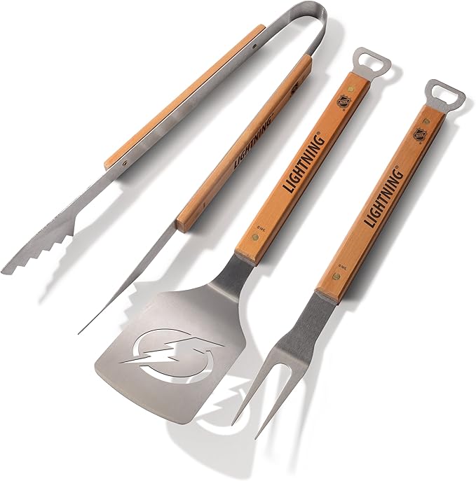 YouTheFan NHL Tampa Bay Lightning Classic Series 3-Piece BBQ Set