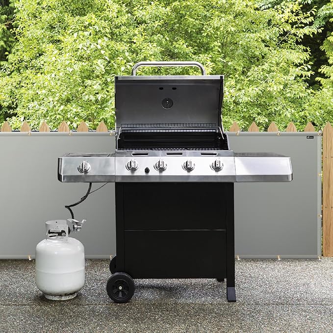 Heat Shield for Wall Behind Grill, 10'X3' Outdoor Grill Heat Shield Mat Grey Fireproof Fence Cover and Screen Heavy Duty BBQ Wall Protector Deck Railing Protection from Grill