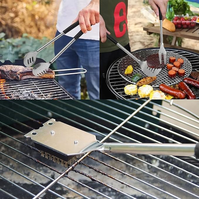 Golf Grilling Gifts for Men 8pcs Golf BBQ Grill Accessories Tools Utensils Set for Outdoor Camping, Funny Birthday Gifts for Men Women Golfers, Dad Gifts for Dad Grandpa Husband from Daughter Son Wife