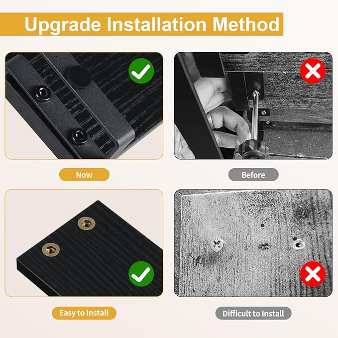 Giikin 4 Tier Display Stand Riser, Wooden Display Stand Perfume Organizer Stand Cupcake Stand Holder, Tiered Display Stand Risers Display Shelf for Home and Shop, Black