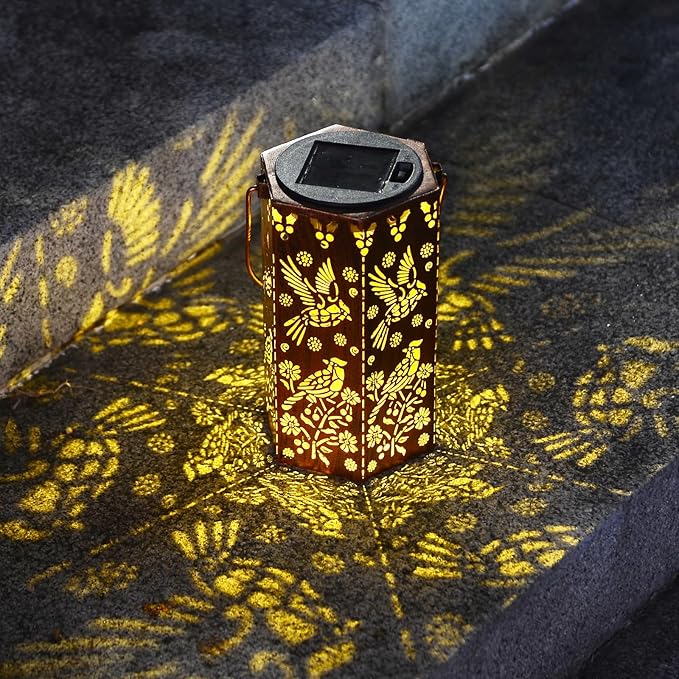 Styleonme Cardinal Lover Solar Light, Mother's Day Lantern Gift for Mom Grandma Women Sister, Hanging Image Cardinals Lanterns, Yard Corridor Garden Decor, Thanksgiving Day, Birthday Gifts