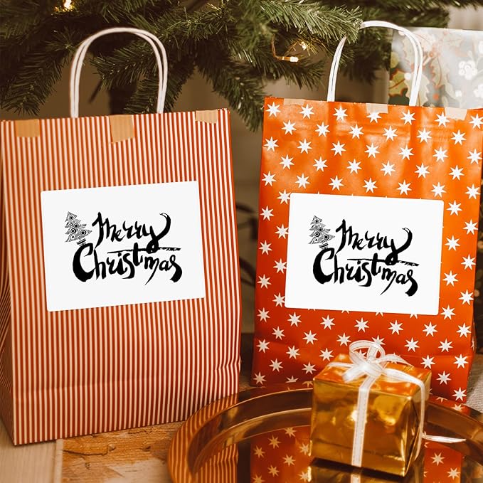 1 Roll 4" x 3" Direct Thermal Labels for Barcodes Postage Address Shipping Labels Compatible with Rollo & Zebra Desktop Printers Adhesive - 500 Labels/Roll