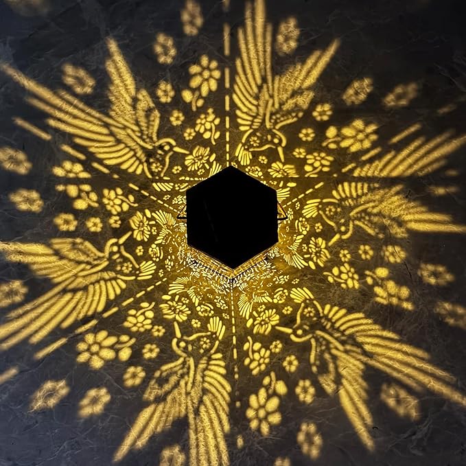 Styleonme Hummingbird Lover Solar Light, Mother's Day Lantern Gift for Mom Grandma Women Sister, Hanging Image Hummingbirds Lanterns, Yard Corridor Garden Decor, Thanksgiving Day, Birthday Gifts