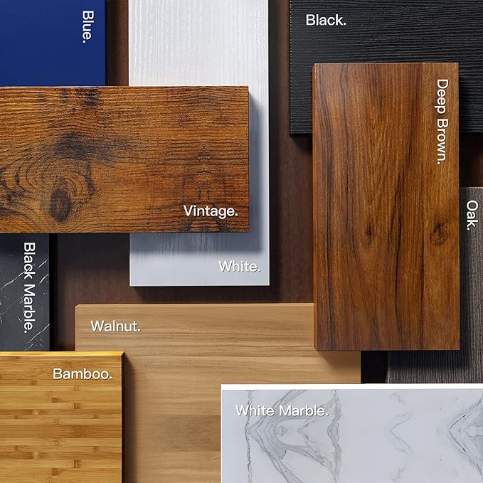 Coleshome 48 Inch Computer Desk, Modern Simple Style Desk for Home Office, Study Student Writing Desk, Deep Brown