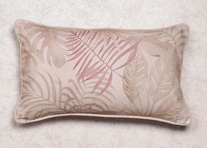 Maison d' Hermine Decorative Pillow Covers 12x20 Inch Rectangle 100% Cotton Throw Pillow Covers with Invisible Zipper Cushion Case for Living Room Couch, Chair, Sofas, Bedroom, Home (Creole - Beige)