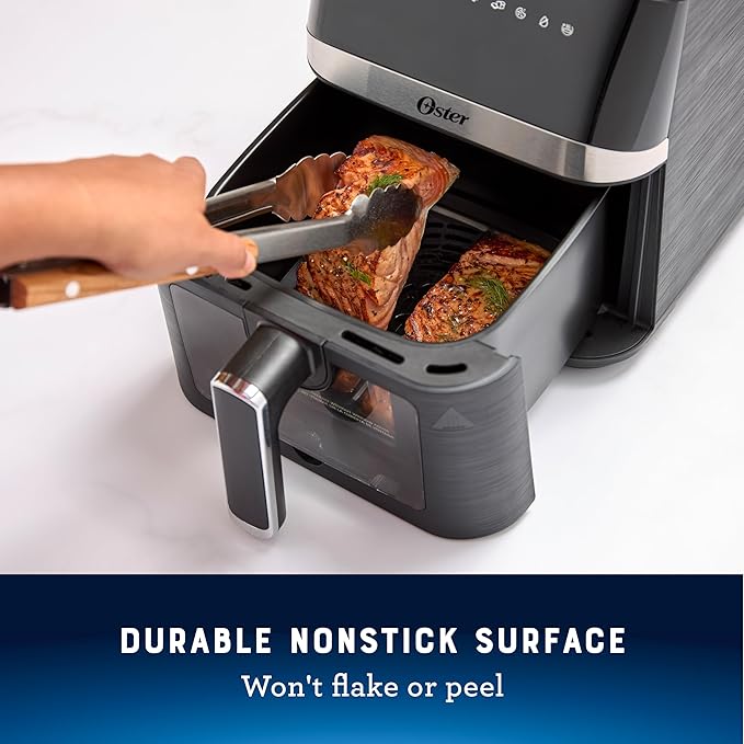 Oster Air Fryer 4 Quart Digital Air Fryer Medium with Window