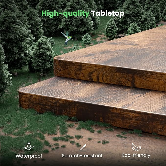 SIAGO Electric Standing Desk Adjustable - 48 x 24 Inch Sit Stand up Desk with Cable Management - 3 Memory Preset Adjustable Height Table