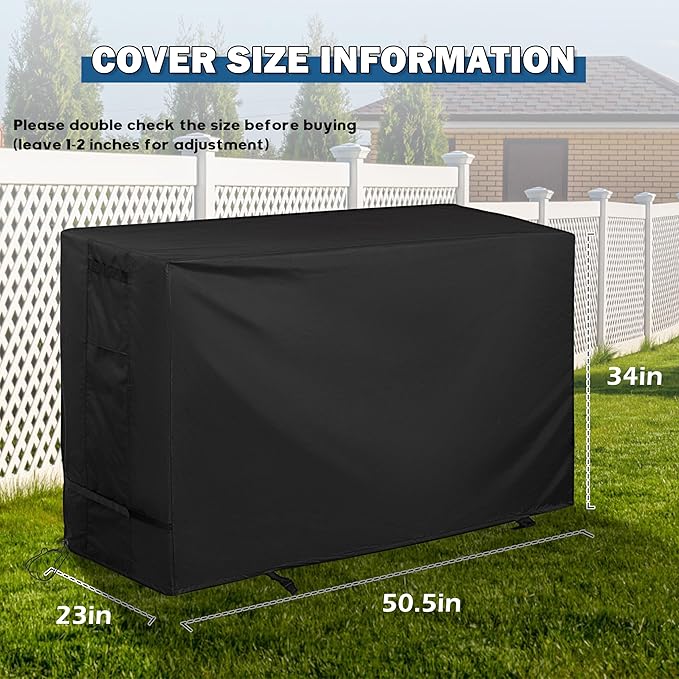 Griddle Cover for Blackstone 1819 Griddle and Charcoal Combo, Grill Cover for Blackstone 17" Propane Griddle and Charcoal Grill Combo-Protective and Waterproof