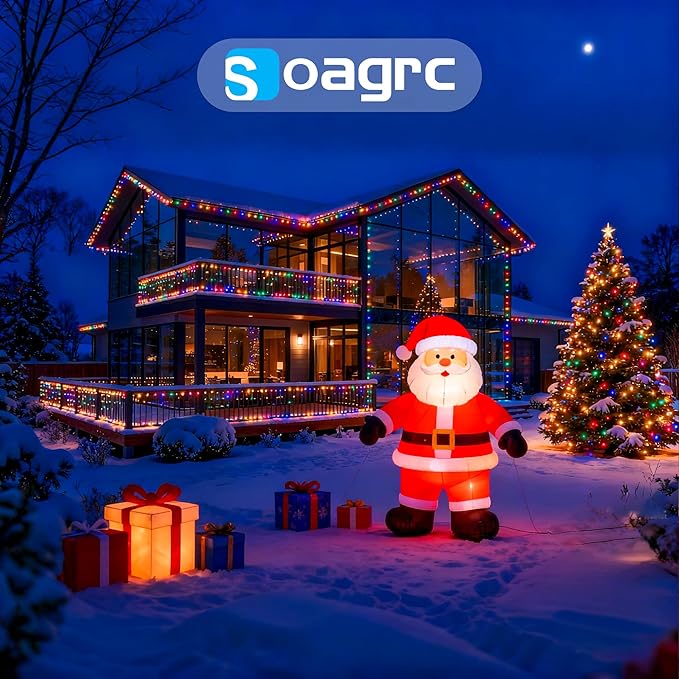 Outdoor Christmas Lights, 800LEDs 262FT Christmas Tree String Lights, IP67 Waterproof 11 Modes Warm and Multicolor Holiday Lights with Remote for House Yard Xmas Decorations