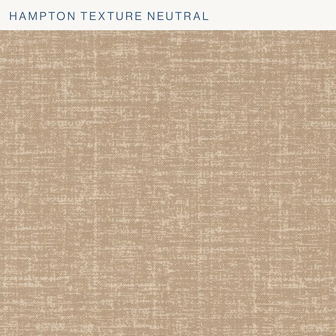 Honeycomb Outdoor Essentials Set of 2 Square Seat Pads, 19 x 19, Hampton Texture Neutral Dining Chair Cushions for Patio Furniture