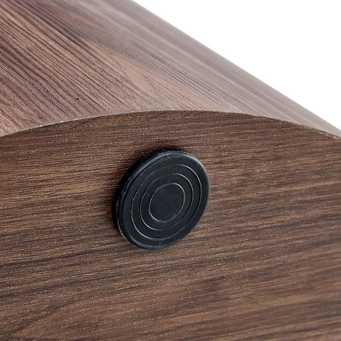 Modern Coffee Table,27.5Inch Round Top Tea Table,Living Room Center Table with Texture for Living Room,Office,Apartment