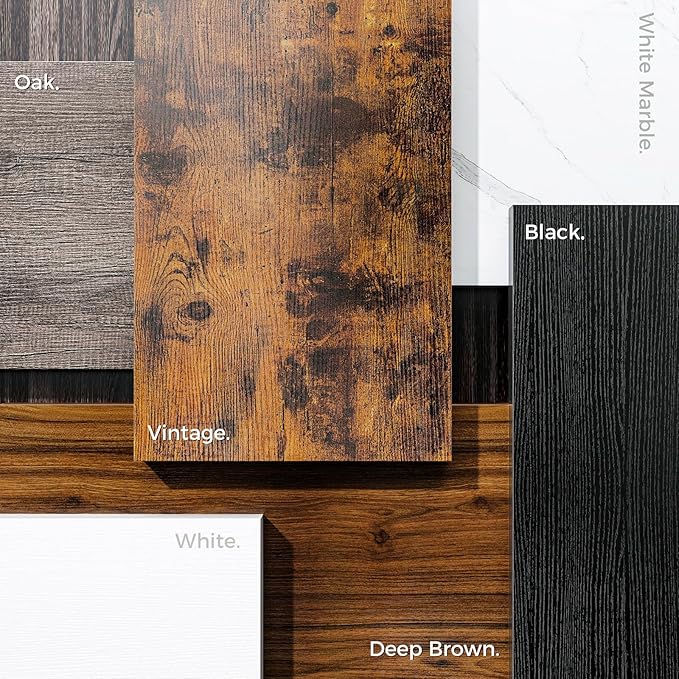 Coleshome 32 Inch Computer Desk, Modern Simple Style Desk for Home Office, Study Student Writing Desk, Black