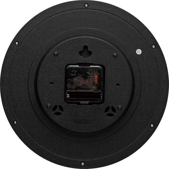 NUOVO 10 Inch Wooden Round Wall Clock Silent & Non-Ticking Retro Wall Clock Operated for Living Room Bedroom Kitchen(26 cm/ 10")