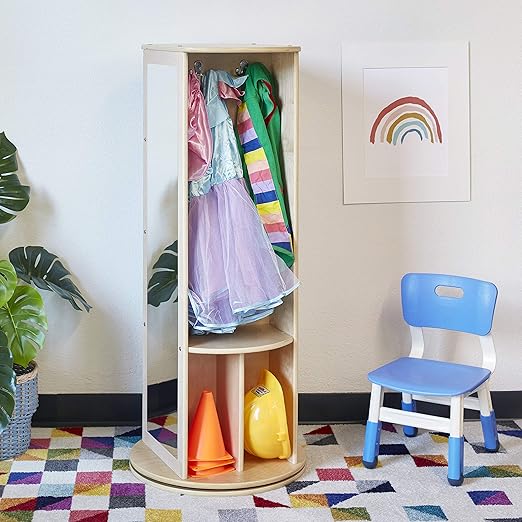 ECR4Kids Classroom Adjustable Chair, Flexible Seating, Blue, 2-Pack