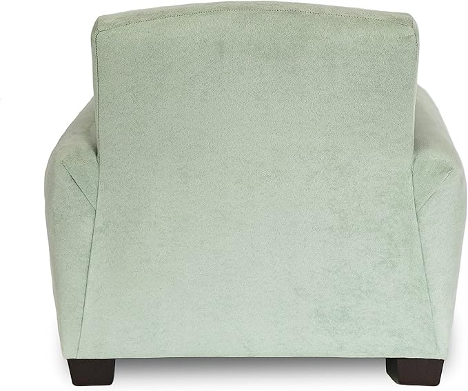 Kid Rocking Chair for Toddlers, Child Chair for Little Kids, Upholstered Toddler Armchair for Children, Comfy and Cute Little Kid Chairs (Legs, Seafoam Green)