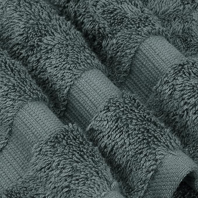 Chakir Turkish Linens, 100% Cotton Premium Quality Turkish Bath Sheets (35''x70'' Large Bath Sheet Towels - Dark Gray)