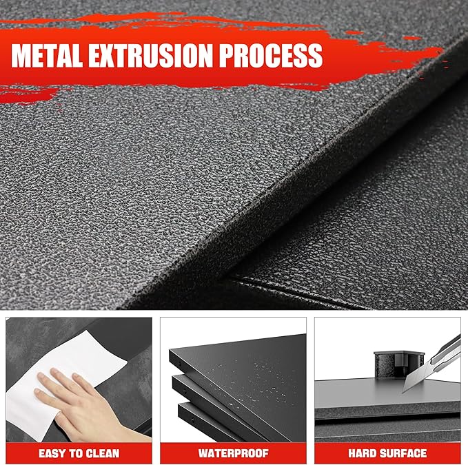 Heavy Duty Storage Shelves 5-Tier Adjustable Garage Shelving Unit, Strong Metal Storage Rack Shelving for Garage, Warehouse, Pantry Organization 16" D x36 W x72 H