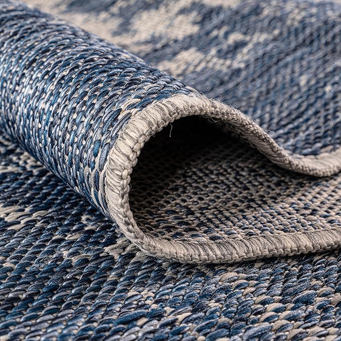 Keen Home Design Terrace Outdoor Area Rug - 12x15 Washable Indoor/Outdoor Rug for Patio, Kitchen, Balcony, Beach, Garden, Deck and Porch, Size: 12'x15'