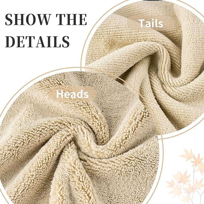 New Microfiber Bath Towel Set, 3 Piece, Oversize, Quick Dry, Lint Free, Includes Body, Hand and Face Towels