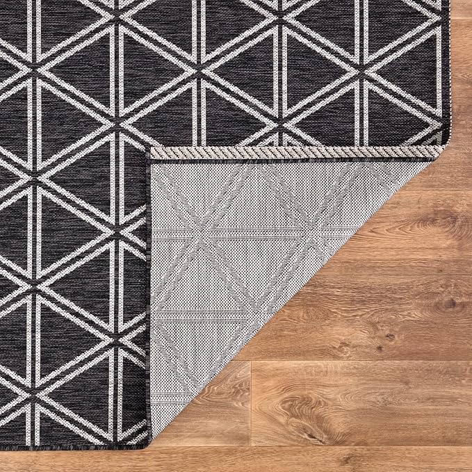 Keen Home Design Outdoor Runner Rug - 2x10 Washable Indoor/Outdoor Rug for Patio, Balcony, Kitchen, Garden, Beach, Deck and Porch. Size: 2'2" x 9'11"