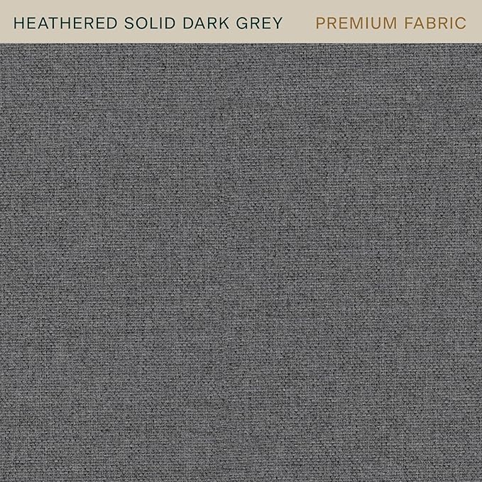 Honeycomb Outdoor Deep Seat, 24" W x 23" D, Solarvie Dark Grey Outdoor Chair Cushion