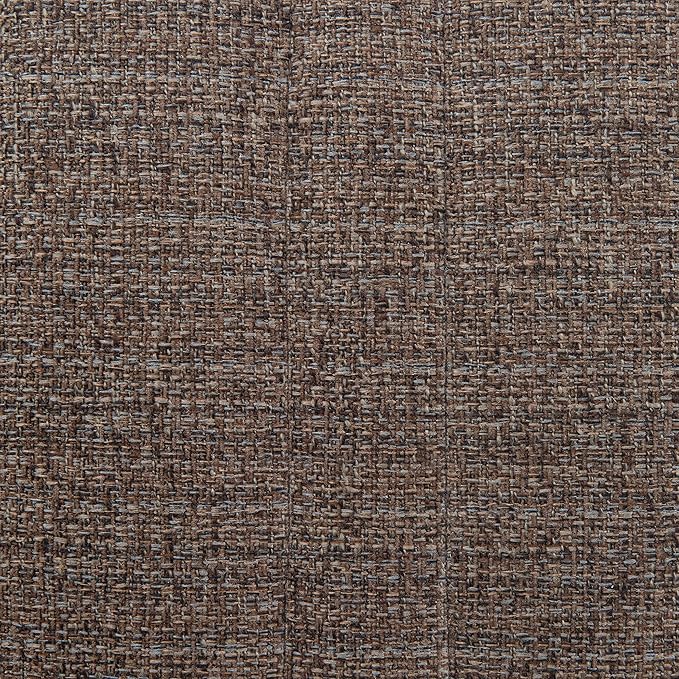 SIMPLIHOME Milltown 45 inch Wide Contemporary Rectangle Large Ottoman Bench in Mink Brown Tweed Look Fabric, Assembled, for the Living Room and Bedroom