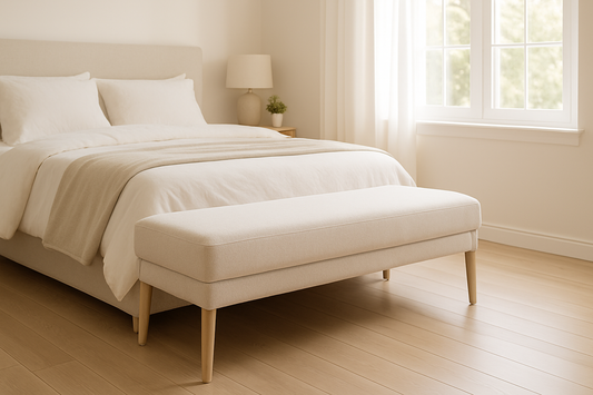 The Perfect Finishing Touch: Entryway Bench for Bedroom or End of Bed