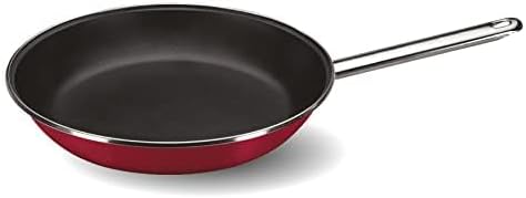 Vasconia Elegance 10-Piece Cookware Set (Dark Red) for Most Stove Tops - Dishwasher, Grill & Oven Safe up to 480℉ (Enamel on Steel) Quick & Even Heat Distribution, Nonstick Interior, Stainless Handles