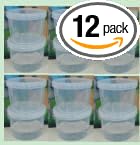 Freezer Storage Containers 12 Pack-16 Oz Deli Containers with Lids BPA Free Microwave and Dishwasher Safe,Food Storage Containers with Lids,Soup Containers for Oats/Salad
