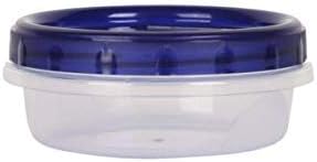 HomeyGear 12 Pack Small Twist Top Food Storage Containers Leak Proof, Airtight Storage Canisters with Screw & Seal Lids BPA Free, Stackable, Reusable Kitchen Essentials, Snack 8 Ounce