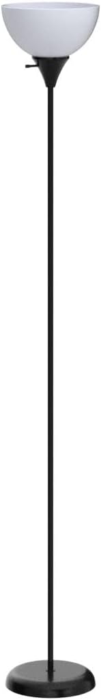 Newhouse Lighting 71-in. Charles Black Modern Standing Lamp NHFL-CH-BK, Floor Lamp for Living Room, Bedroom, and Other Home Decor, Ambient Lighting and Mood Lighting for Office Decor