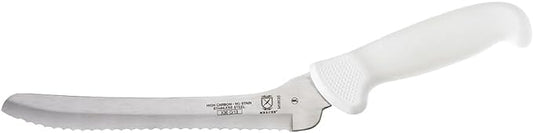 Mercer Culinary Ultimate White, 8 Inch Offset Bread Knife