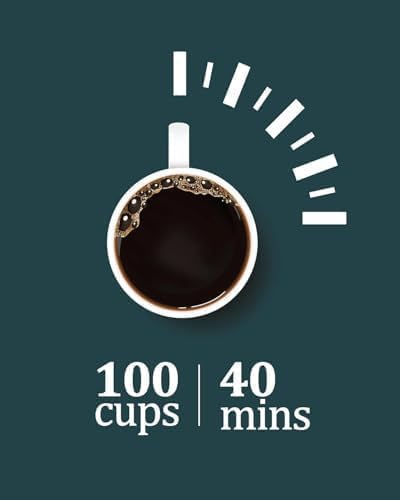 90 Cups Coffee Urn - 14l(3.8 Gallon) Large Coffee Maker,Commercial Coffee Maker - Stainless Steel, Double-Wall Insulated, Quick Brewing - Ideal for Large Events