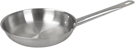 Shawnee 12-Inch Tri-Ply Stainless Steel Frying Pan – Induction & Oven Safe to 500°F – Professional Chef Skillet with Stay-Cool Handle