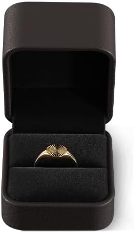 Ring Box, Leather Ring Case,Premium Mens Jewelry Box,Luxury Ring Box For Proposal,Brown Ring Boxes