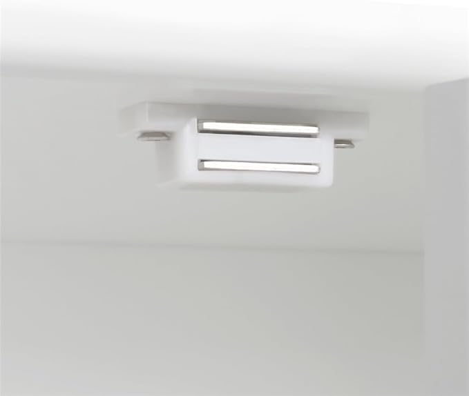 Yaheetech Set of 2 Bathroom Storage Cabinet with 1 Drawer and 2 Doors, Freestanding Entryway Storage Unit with Adjustable Shelf, Home Organizer for Entryway, Living Room, White