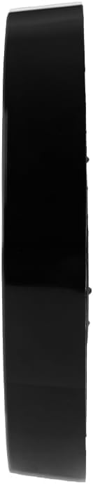 Material: Plastic frame Dampproof glass lens Minimalist Design: Approx. 10 inch diameter, 2.5cm deep Black