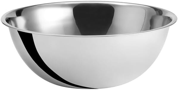 Stainless Steel Mixing Bowl for Commercial and Home Kitchen (16qt)