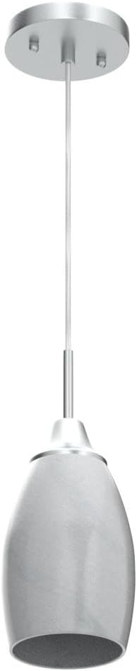 Mini Glass Pendant Light 4.72" White Glass Pendant Lights 3-Pack Handblown White Art Oval Glass Hanging Pendant Light for Kitchen Island Dining Room Living Foyer Hallway Entry