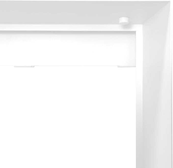 Hanging Shower Niche with Hooks and Shelf 20"x16" DIY No Drill Shower Organizer Lightweight Stainless Steel Easy Install in Matte White