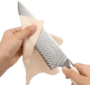 NANFANG BROTHERS Damascus Kitchen Knife Set,6 Pieces Drawer Knife Set,ABS Ergonomic Handle for VG10 Steel Professional Chef Knives Set with Block