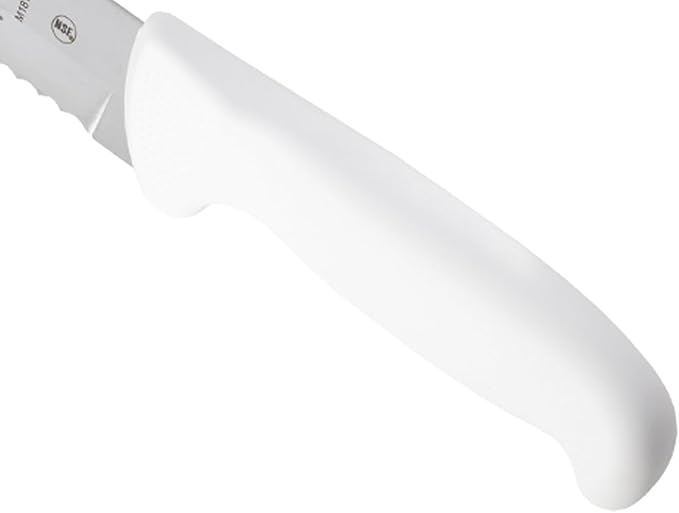 Mercer Culinary Ultimate White, 11 Inch Slicer Wavy Edge