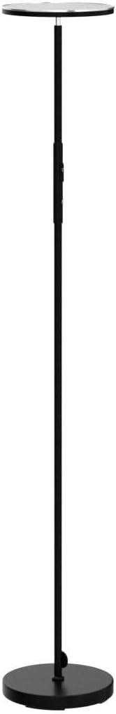 OUTON Floor Lamp, 30W/3000LM LED Modern Torchiere Sky Lamp, Super Bright Dimmable Standing Tall Lamp with 4 Color Temperatures, Remote Touch Control, 1 Hour Timer for Living Room Bedroom Office, Black