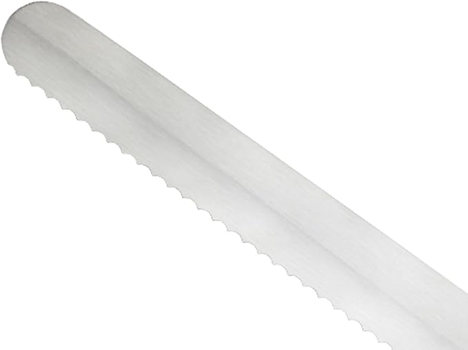 Mercer Culinary Ultimate White, 11 Inch Slicer Wavy Edge