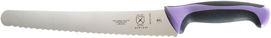 Mercer Culinary Millennia Color Handle Cutlery 10" Bread Knife (Wavy Edge Wide) Purple